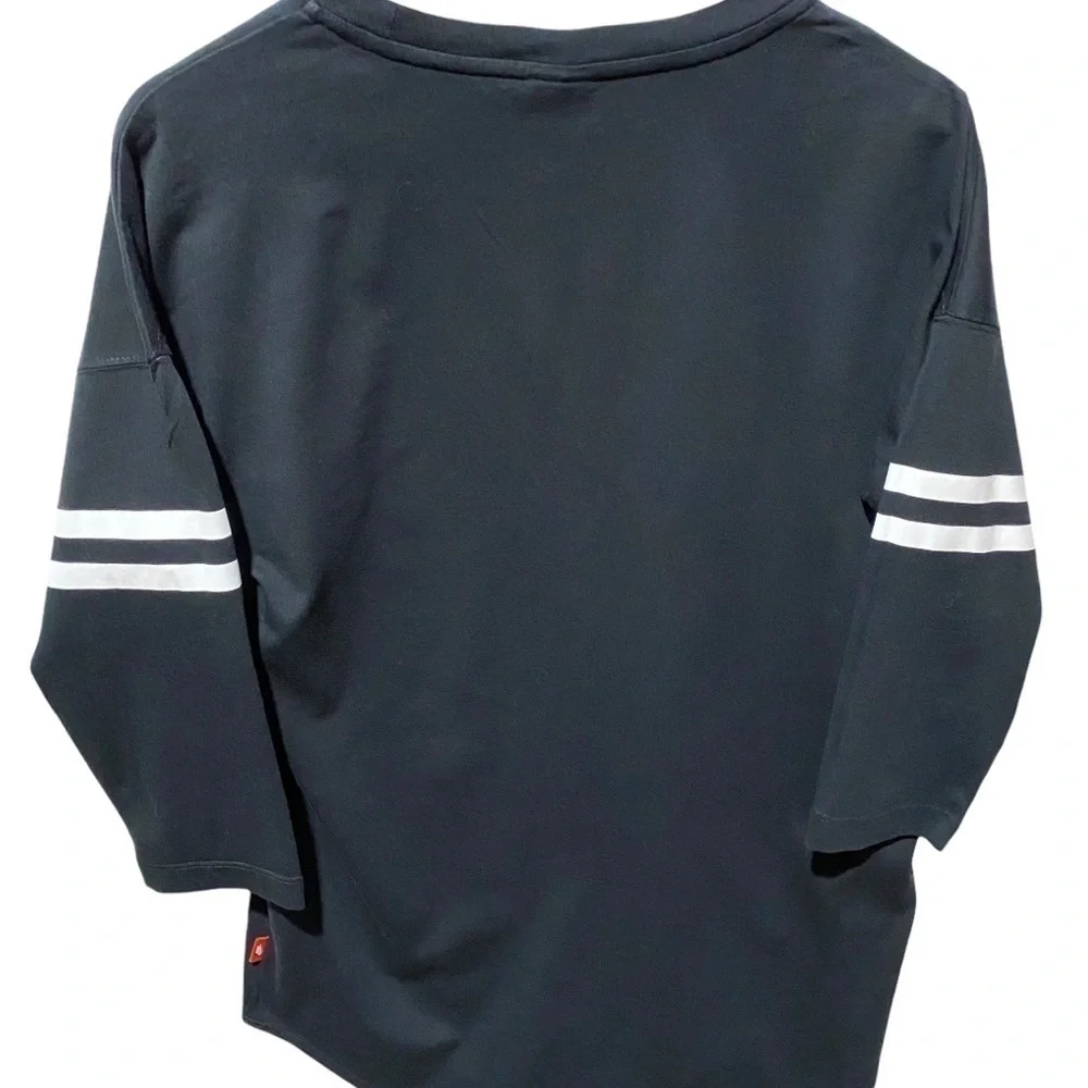 𝅺nike EUC "Just Do It" Women's 3/4 Sleeve Shirt Med - Picture 3 of 4